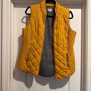 Crown & Ivy Mustard Vest